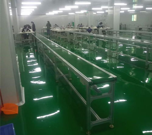 车间装配流水线加工团队