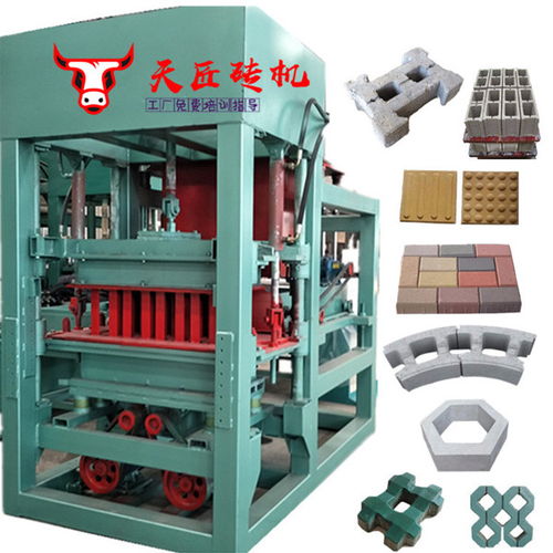 天匠全自动透水砖机 砖机生产线 盲道砖机生产线